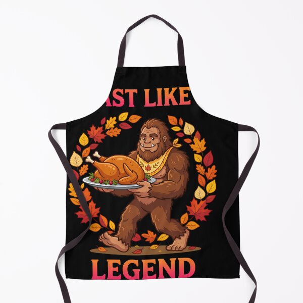 Item preview, Feast Like A Legend Bigfoot Thanksgiving Turkey Fall Design Funny Quote designed and sold by w66aboo.