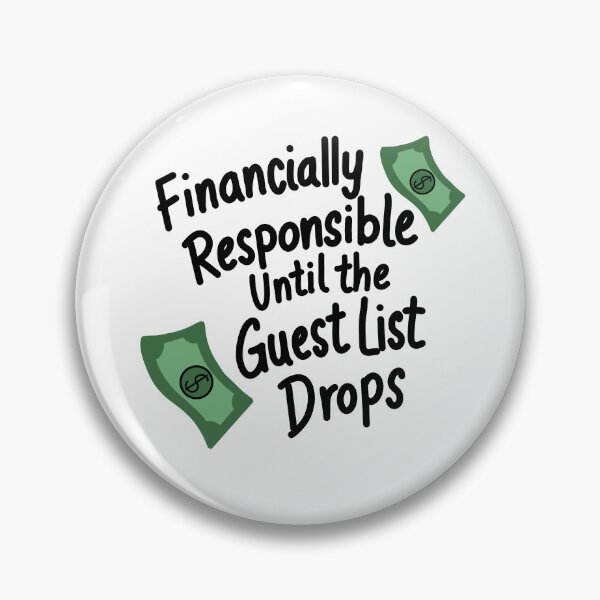 Item preview, Financially responsible designed and sold by TineHunterArt.