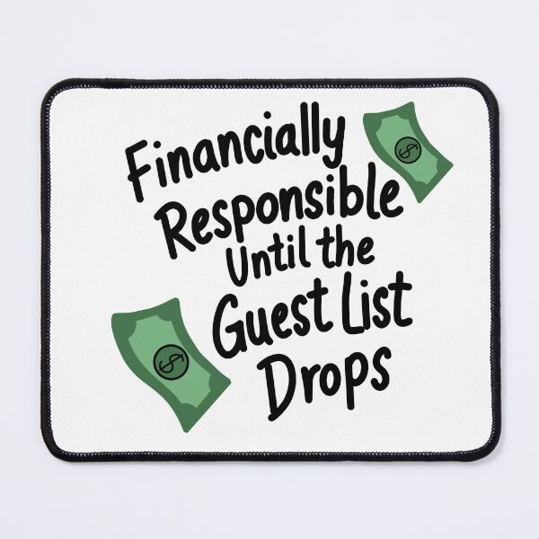 Item preview, Financially responsible designed and sold by TineHunterArt.