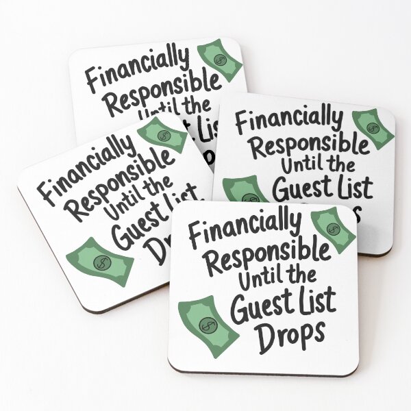 Item preview, Financially responsible designed and sold by TineHunterArt.