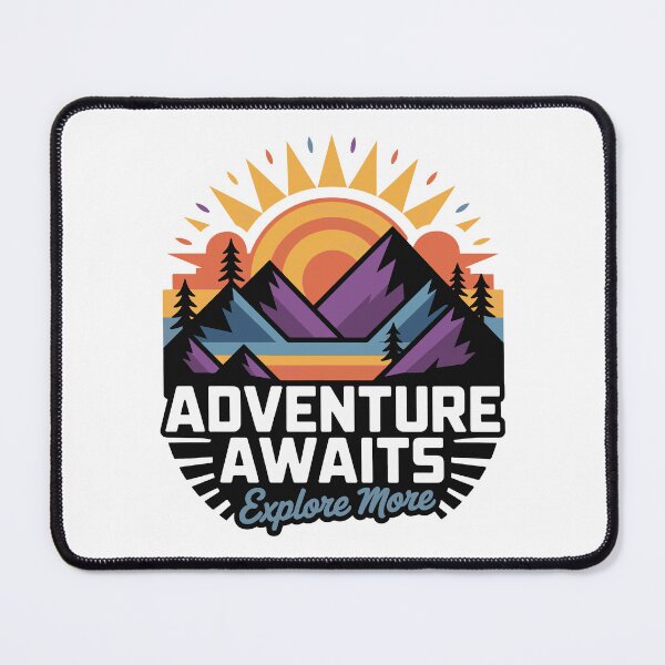 Item preview, Adventure Awaits, Explore More – Travel & Adventure Quote Design designed and sold by Amsafjol.