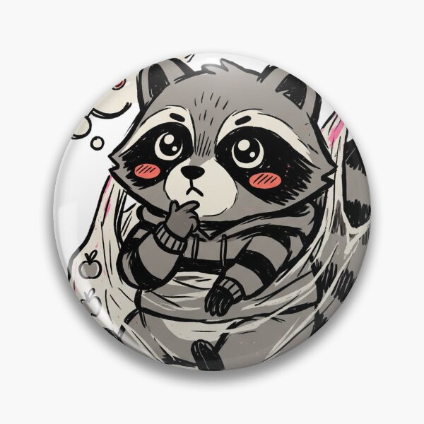 Item preview, Cute Raccoon Grocery Shopping designed and sold by NzrProcreate.