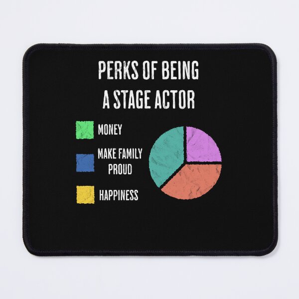 Item preview, Stage Actor Perks Job Funny Acting Career designed and sold by d247.