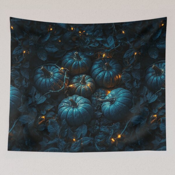 Item preview, Pumpkins in the Moonlit Roses designed and sold by Deezyned.