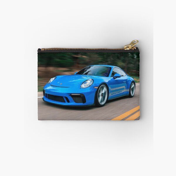 Item preview, Blue Sports Car on Road designed and sold by Not Hugo.