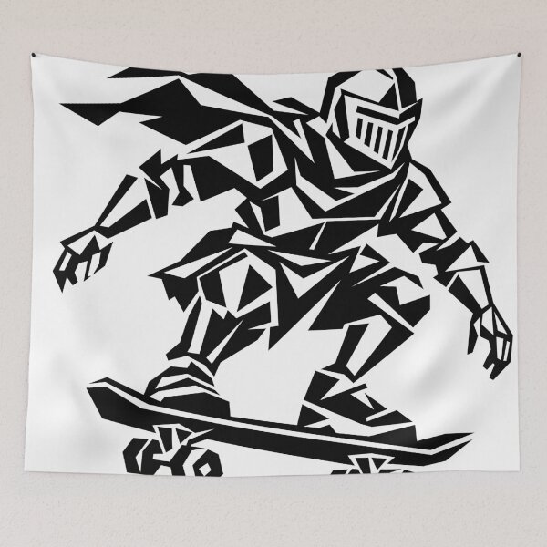 Item preview, Skateboarding Medieval Knight designed and sold by matybrak.