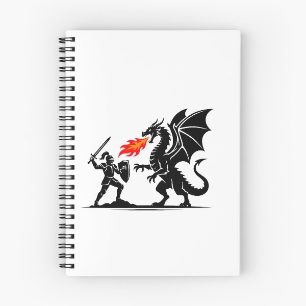 Item preview, Knight vs Dragon Fantasy Medieval Battle Graphic designed and sold by w66aboo.