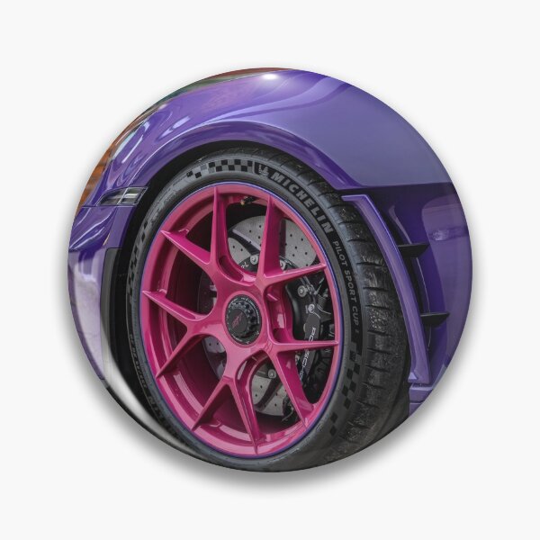 Item preview, Purple Car With Pink Wheels designed and sold by Not Hugo.