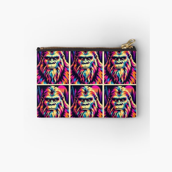 Item preview, Bigfoot Sasquatch Retro Neon Wilderness Pop Art designed and sold by Swanny's Custom T-shirt and Gift Designs.