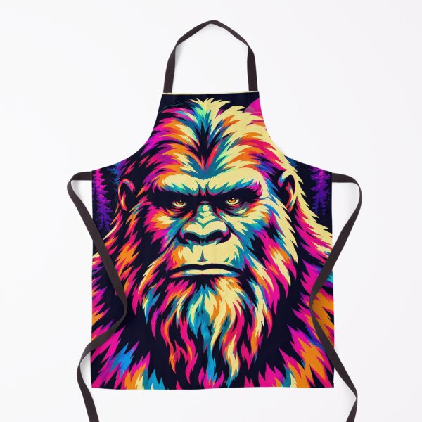 Item preview, Bigfoot Sasquatch Retro Neon Wilderness Pop Art designed and sold by Swanny's Custom T-shirt and Gift Designs.