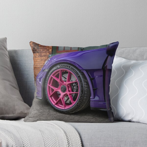 Item preview, Purple Car With Pink Wheels designed and sold by Not Hugo.