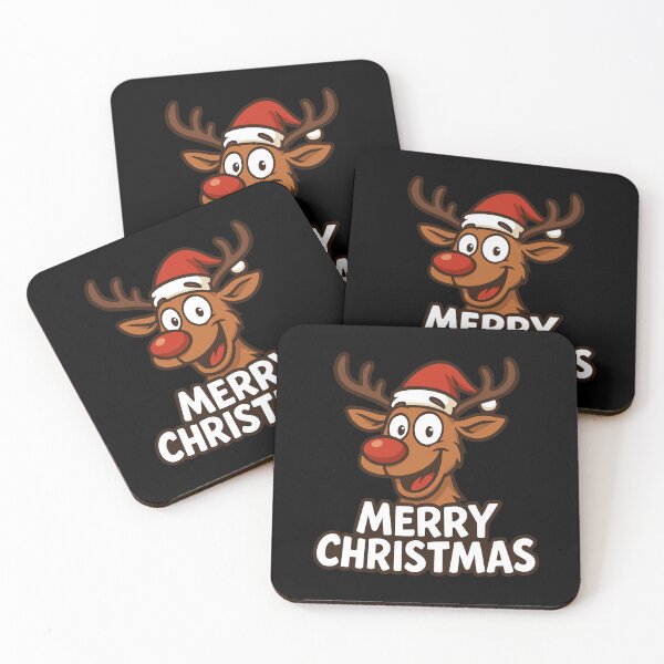 Artikelvorschau, Merry Christmas Funny Reindeer   entworfen und verkauft von Loona97.