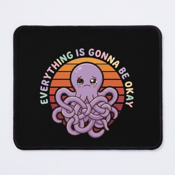 Item preview, Funny Octopus - Everything is Gonna be Okay designed and sold by Rhu Creations.