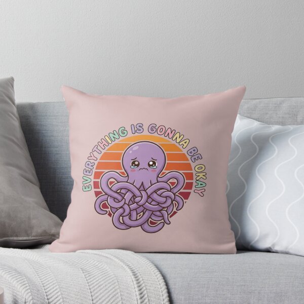 Item preview, Funny Octopus - Everything is Gonna be Okay designed and sold by Rhu Creations.