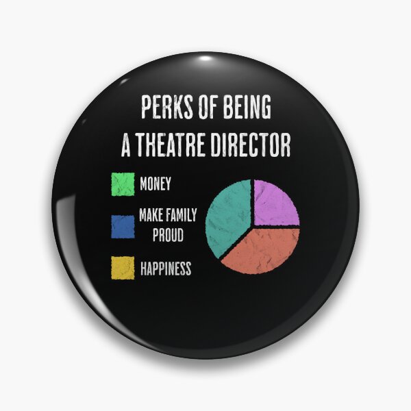 Item preview, Theatre Director Perks Funny Job designed and sold by d247.