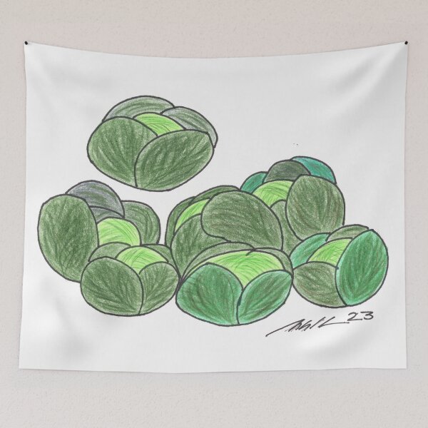 Item preview, Brussels Sprouts - Rosenkohl designed and sold by Anke‘s Bazaar.