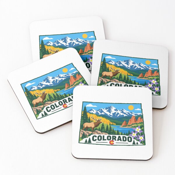 Item preview, Colorado State Map designed and sold by Myra365Art.
