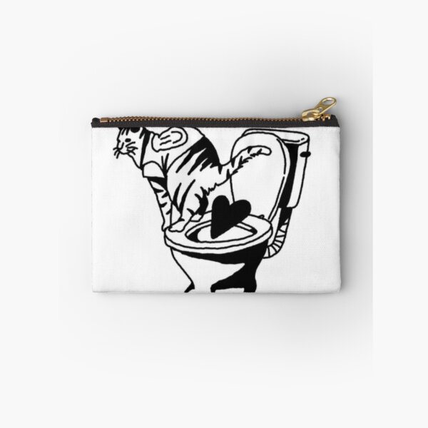Item preview, Cat Heart Toilet Ironic Underground designed and sold by kolimandianp.