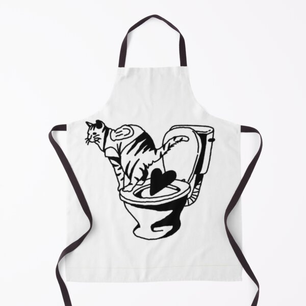 Item preview, Cat Heart Toilet Ironic Underground designed and sold by kolimandianp.