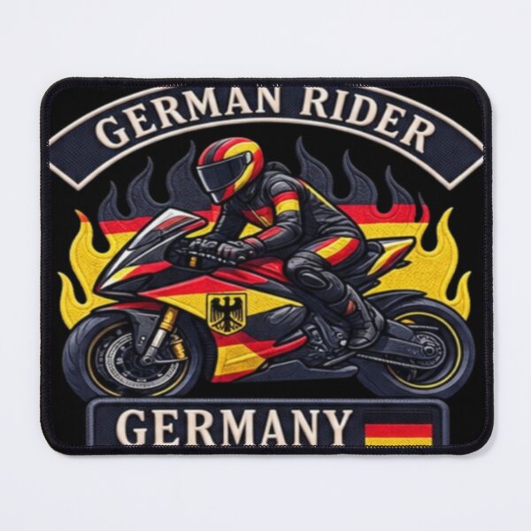 Item preview, German Rider Vintage Embroidered Patch Art designed and sold by FABIOLA1970.