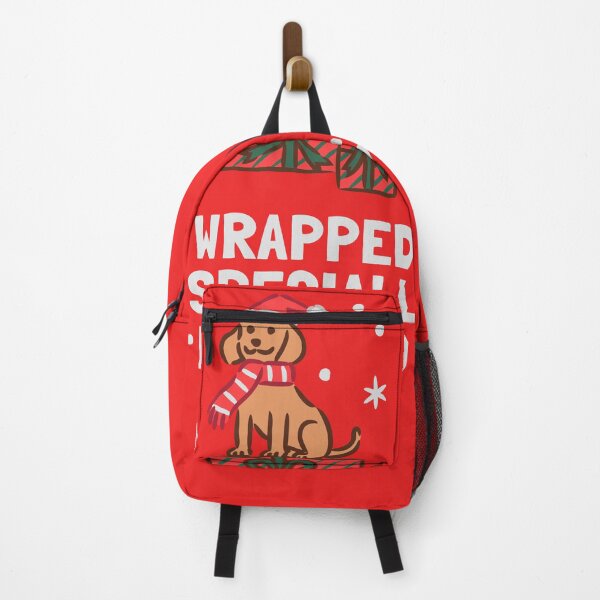 Item preview, Puppy in Santa Hat sitting on Christmas Presents designed and sold by monkik.