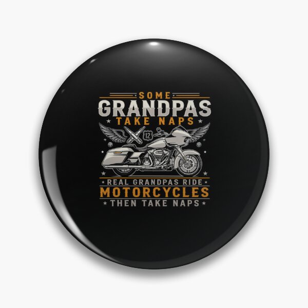 Item preview, Funny Grandpa Motorcycle Quote Vintage Biker Grandpa Gift Classic Chopper Rider Retro Motorcycle Enthusiast Fathers Day Humor designed and sold by designstoriesMK.