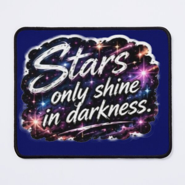 Item preview, Stars Only Shine In Darkness Cosmic Galaxy Sticker designed and sold by Scro-Ciob-Shop.