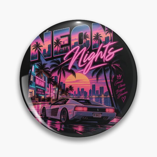 Item preview, Neon Nights – Miami Vibes designed and sold by Lumvero.