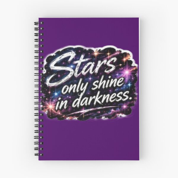 Item preview, Stars Only Shine In Darkness Cosmic Galaxy Sticker designed and sold by Scro-Ciob-Shop.