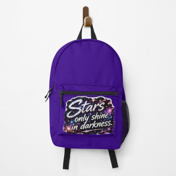 Item preview, Stars Only Shine In Darkness Cosmic Galaxy Sticker designed and sold by Scro-Ciob-Shop.