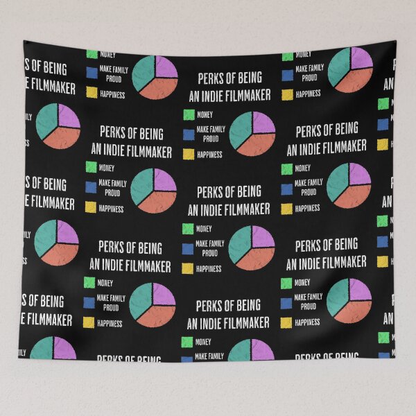 Item preview, Indie Filmmaker Job Perks Funny Pie Chart designed and sold by d247.
