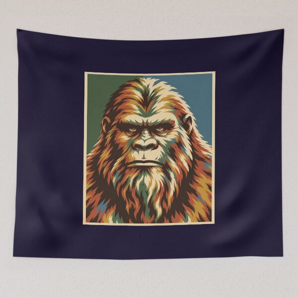 Item preview,  Bigfoot Sasquatch Retro Wilderness Pop Art designed and sold by Swanny's Custom T-shirt and Gift Designs.