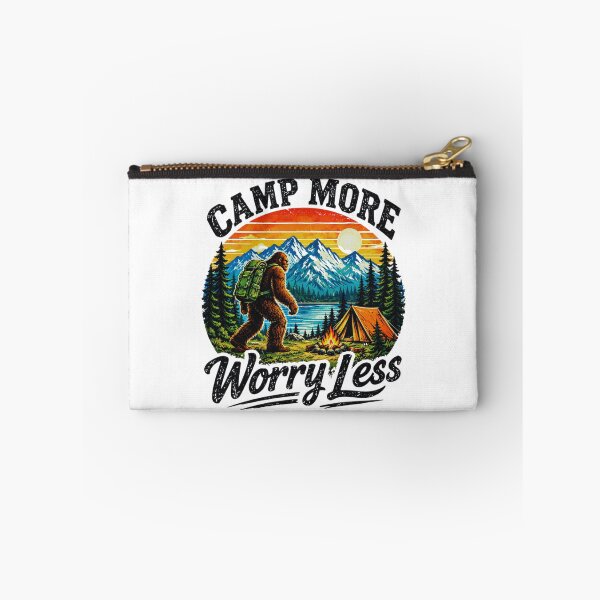 Item preview, Bigfoot Camping Adventure Camp More, Worry Less designed and sold by GabeMountainArt.