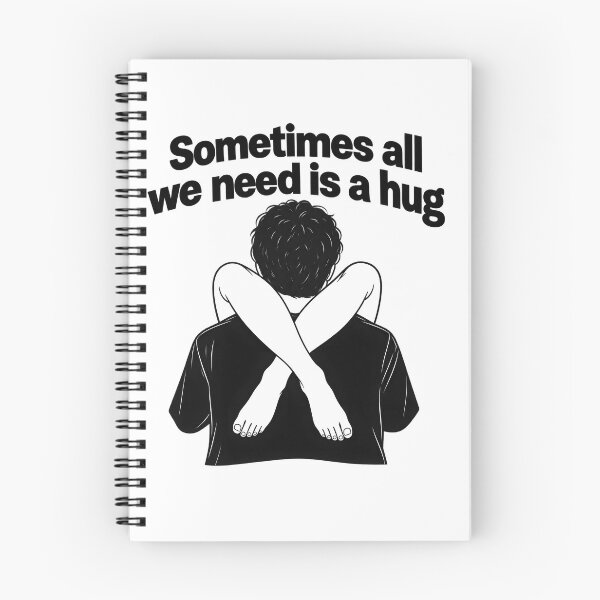 Item preview, Sometimes All We Need Is a Hug – Funny Couple Quote designed and sold by TinyWeird.
