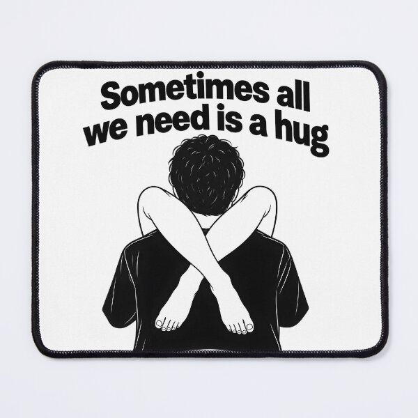 Item preview, Sometimes All We Need Is a Hug – Funny Couple Quote designed and sold by TinyWeird.