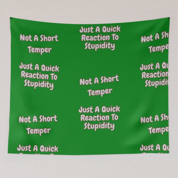Item preview, Quick Reaction To Stupidity designed and sold by Vinaelly.