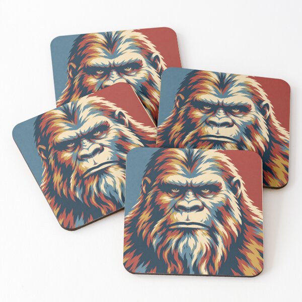 Item preview, Bigfoot Sasquatch Retro Wilderness Pop Art designed and sold by Swanny's Custom T-shirt and Gift Designs.