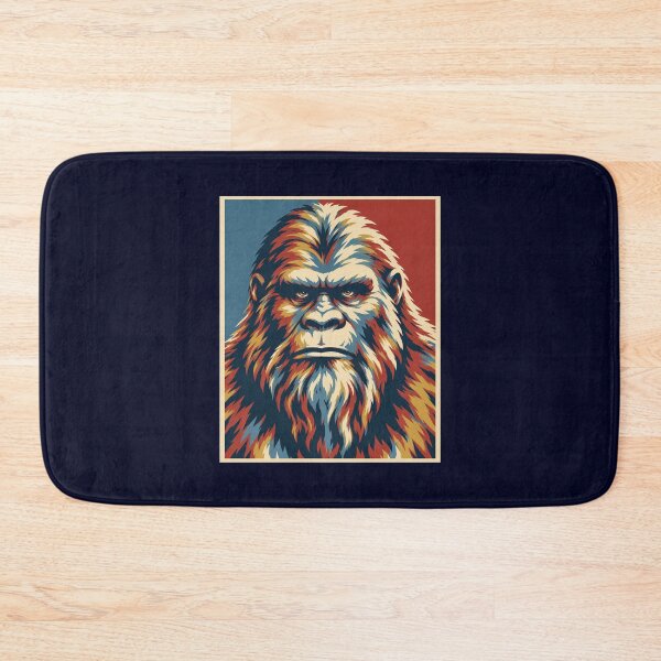 Artikelvorschau, Bigfoot Sasquatch Retro Wildnis Pop Art entworfen und verkauft von Swanny's Custom T-shirt and Gift Designs.
