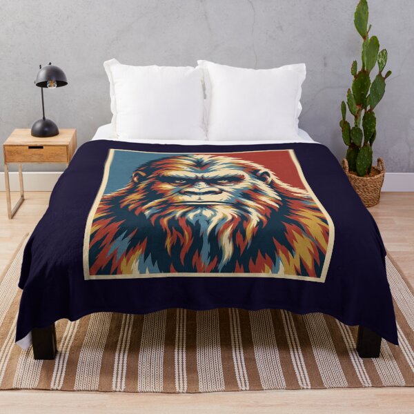 Item preview, Bigfoot Sasquatch Retro Wilderness Pop Art designed and sold by Swanny's Custom T-shirt and Gift Designs.