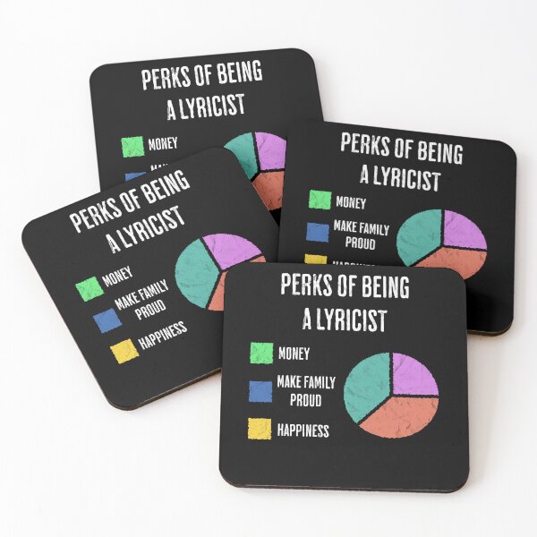 Item preview, Lyricist Job Perks Funny Pie Chart Humor designed and sold by d247.