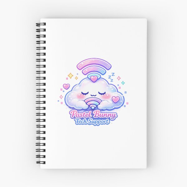 Item preview, Pastel Tech Support – Cute Pastel Cloud Kawaii WiFi Art designed and sold by Sommium .