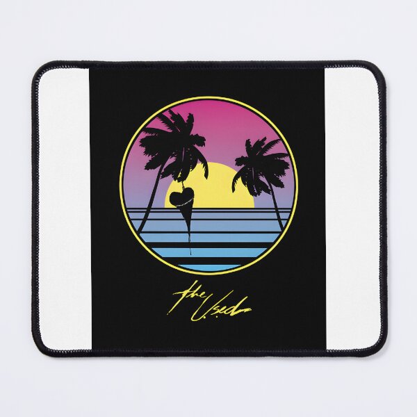 Item preview, The Used Neon Palm Trees Vintage Style Music Band Design designed and sold by Yagyesh Yadav.