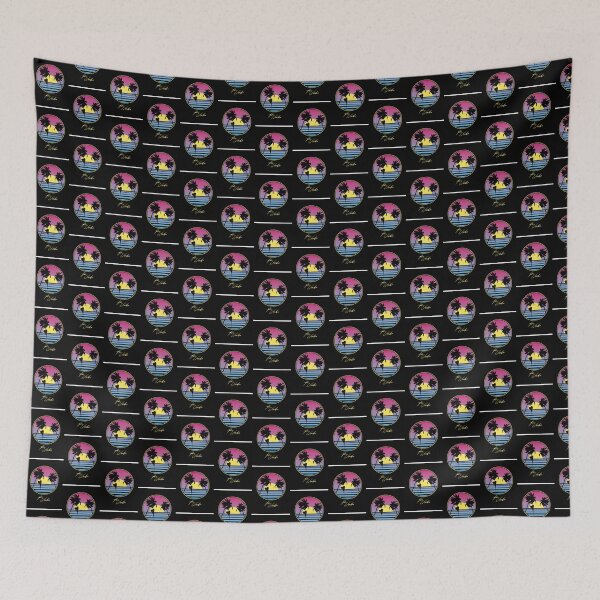 Item preview, The Used Neon Palm Trees Vintage Style Music Band Design designed and sold by Yagyesh Yadav.