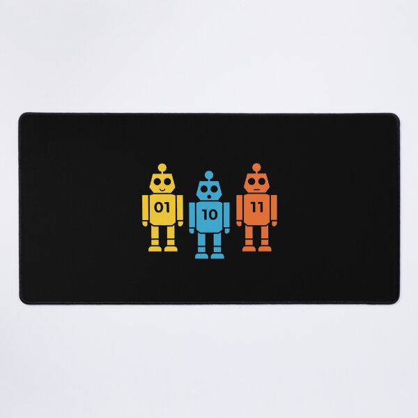 Artikelvorschau, Bedeutung des Roboter-Shirts mit den Binärzahlen 01 10 11 entworfen und verkauft von Designart68.