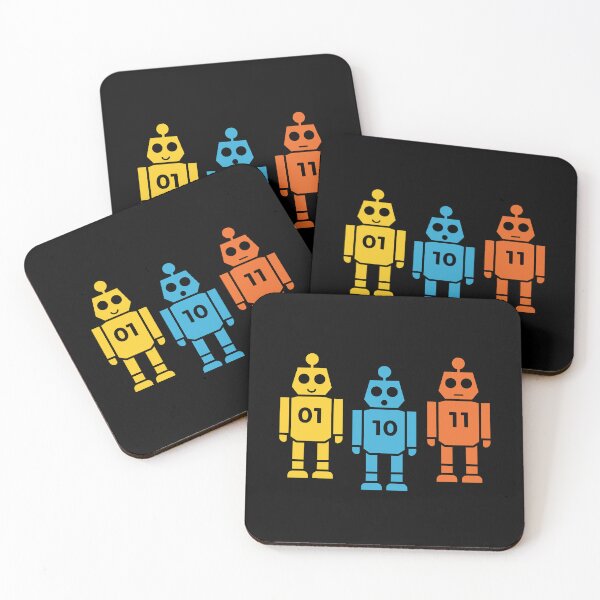 Item preview, Binary 01 10 11 Robot Shirt Meaning designed and sold by Designart68.