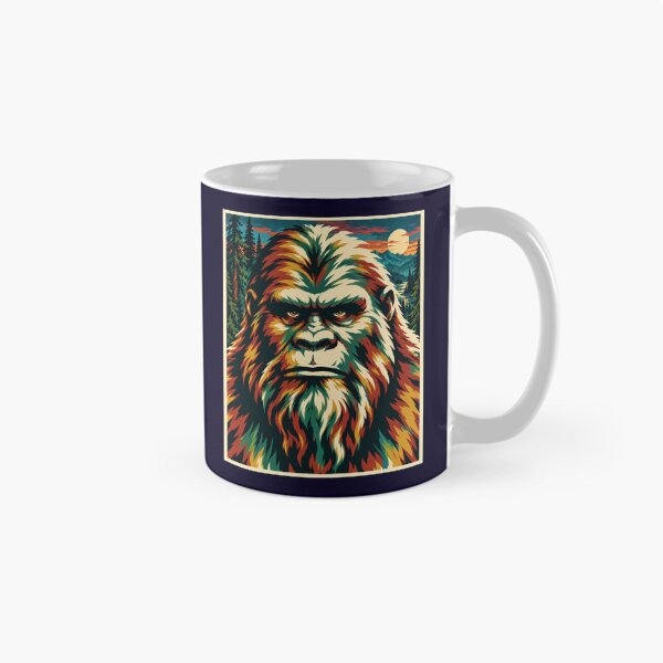 Item preview, Bigfoot Sasquatch Retro Wilderness Pop Art designed and sold by Swanny's Custom T-shirt and Gift Designs.