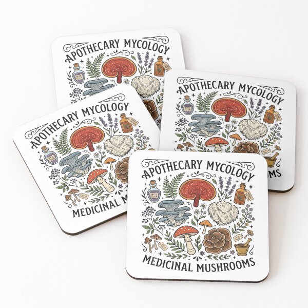 Item preview, Apothecary Mycology Vintage Medicinal Mushroom designed and sold by A-to-y.