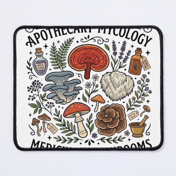 Item preview, Apothecary Mycology Vintage Medicinal Mushroom designed and sold by A-to-y.