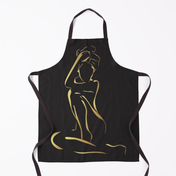 Item preview, Elegant Golden Line Art of a Woman designed and sold by DoveArtDesigns.