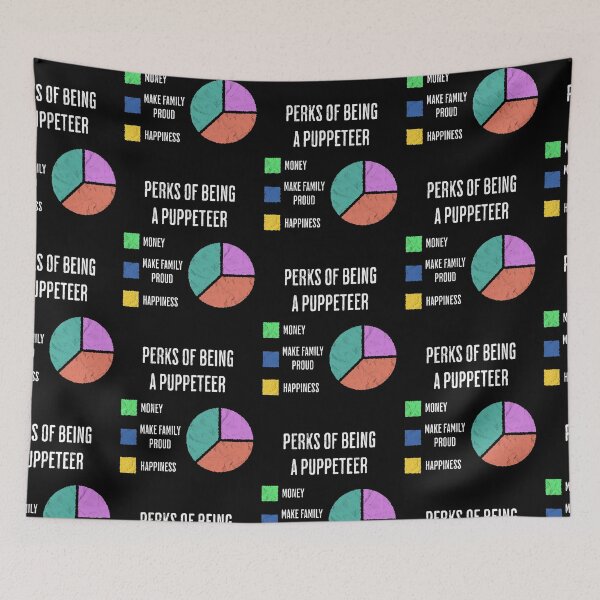 Item preview, Puppeteer Job Perks Happiness Pie Chart Funny designed and sold by d247.